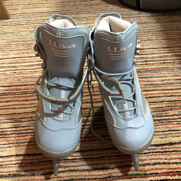 L.L. Bean Shoes Light Blue Ll Bean Ice Skates Size 6m Poshmark